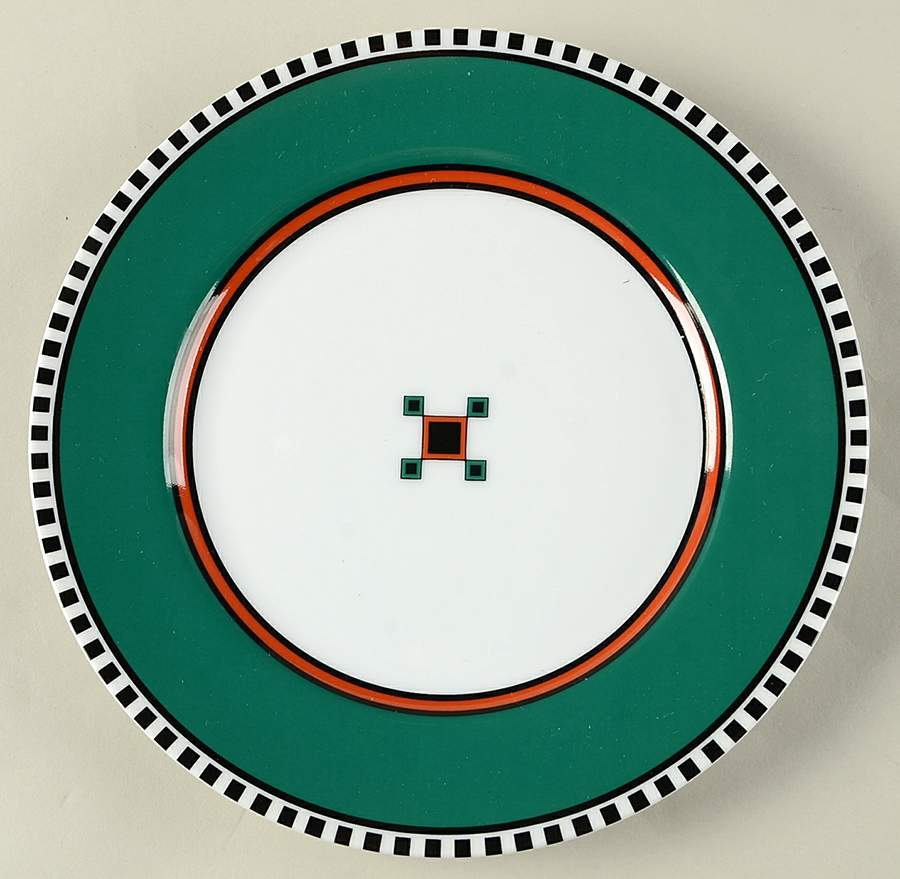 Mezzo Teal Green Salad Plate by Fitz and Floyd-1