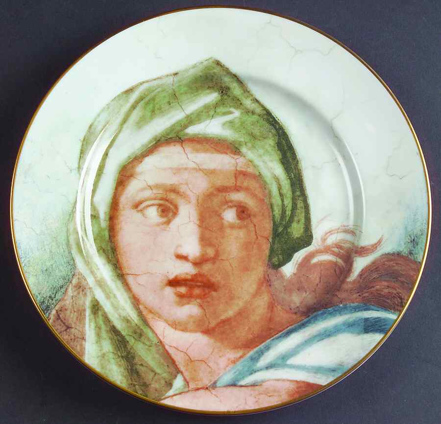 Michelangelo Salad Plate by Fitz & Floyd-1