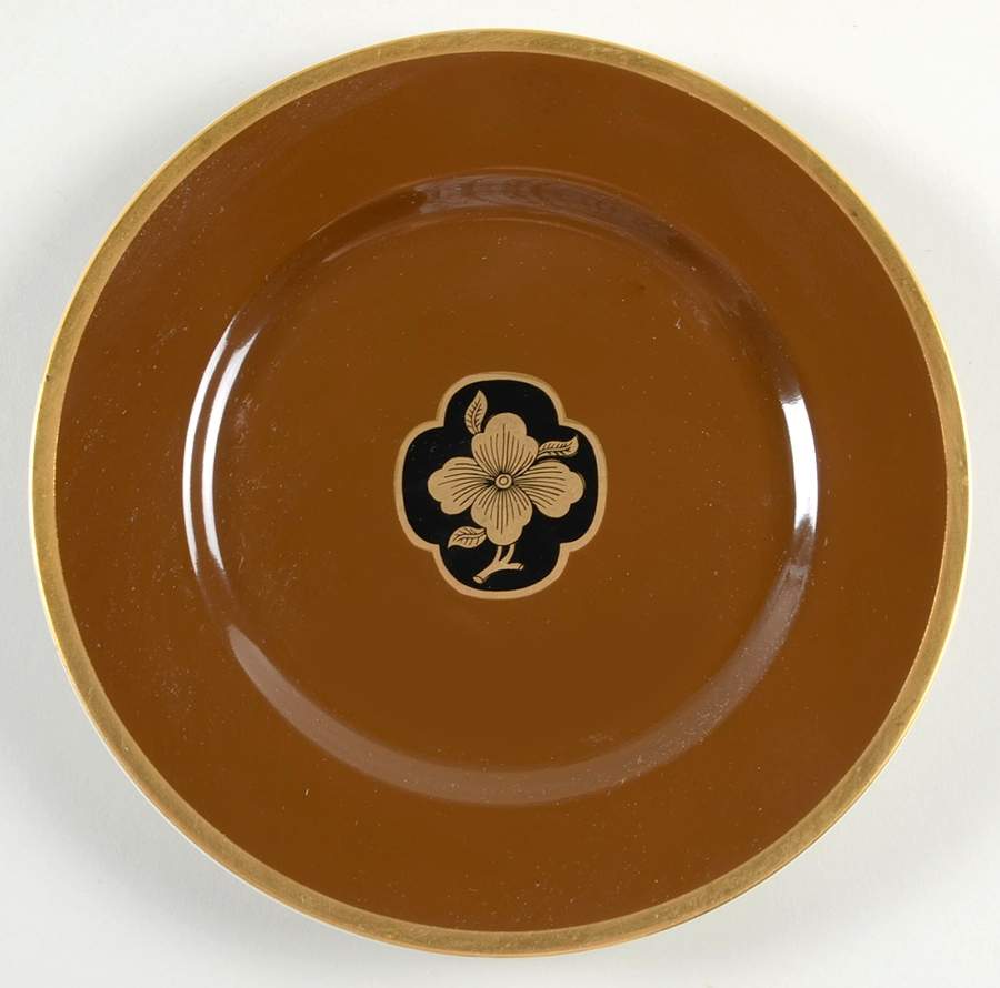 Mikado Cognac Salad Plate by Fitz & Floyd-1