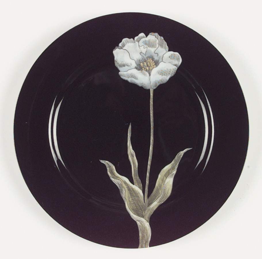 Midnight Poppy Dinner Plate by Fitz & Floyd-1