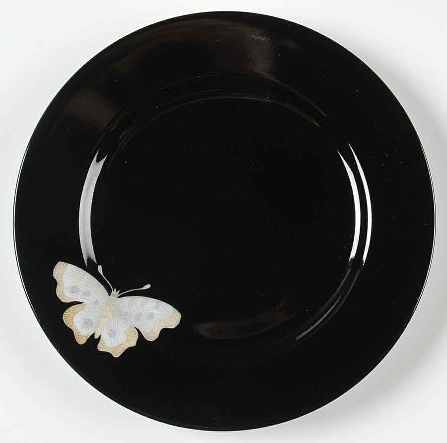 Midnight Poppy Bread & Butter Plate by Fitz & Floyd-1