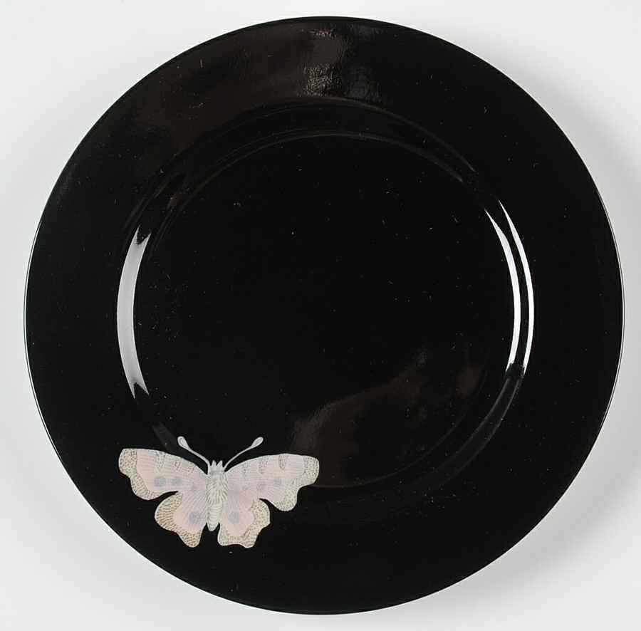 Midnight Poppy Bread & Butter Plate by Fitz & Floyd-1