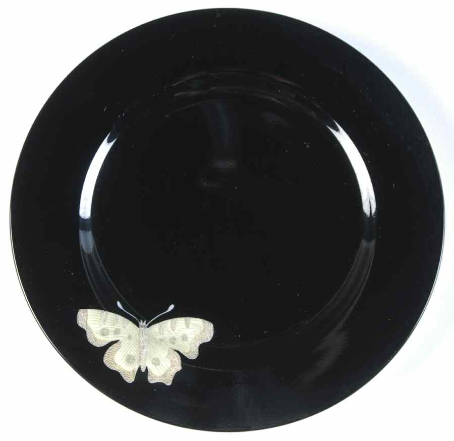 Midnight Poppy Bread & Butter Plate by Fitz & Floyd-1