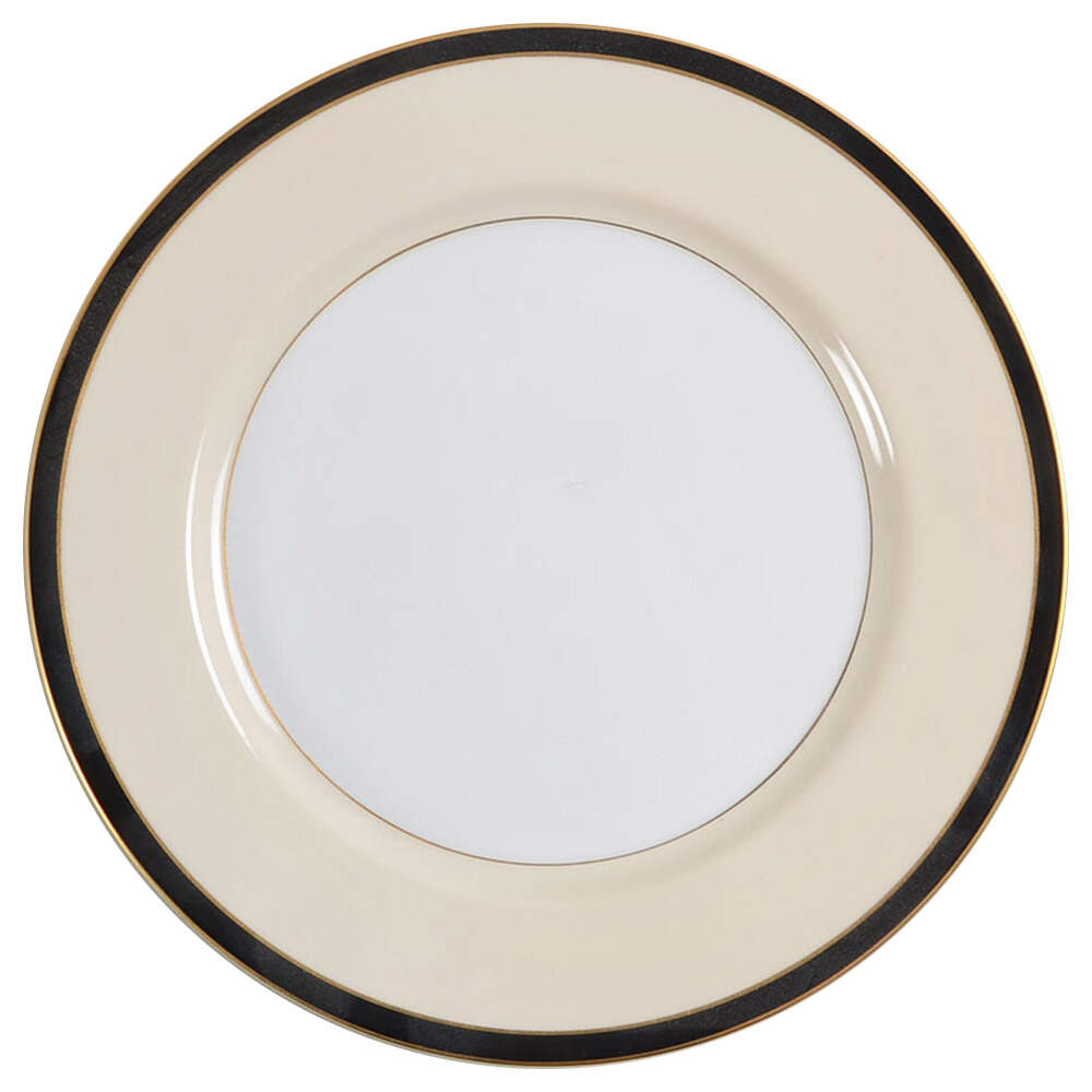Montmartre Black Dinner Plate by Fitz and Floyd-1
