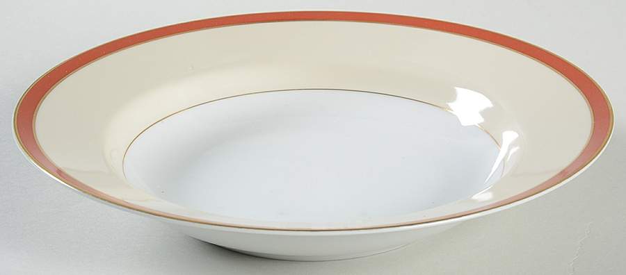 Montmartre Terra Cotta Large Rim Soup Bowl by Fitz & Floyd-1