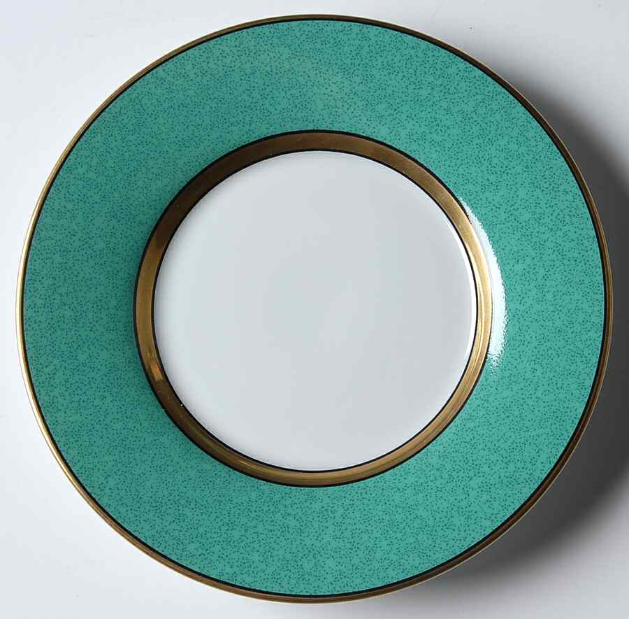 Mouchetee Teal Green Saucer by Fitz & Floyd-1