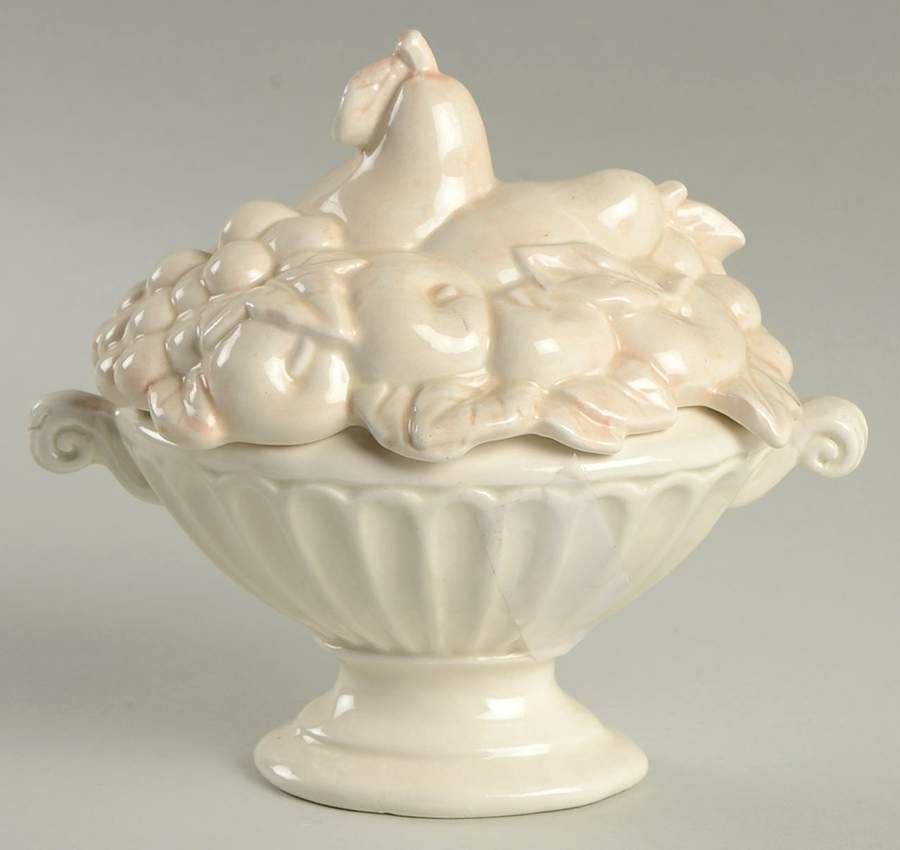 Neo Classic Figural Sugar Bowl & Lid by Fitz & Floyd-1