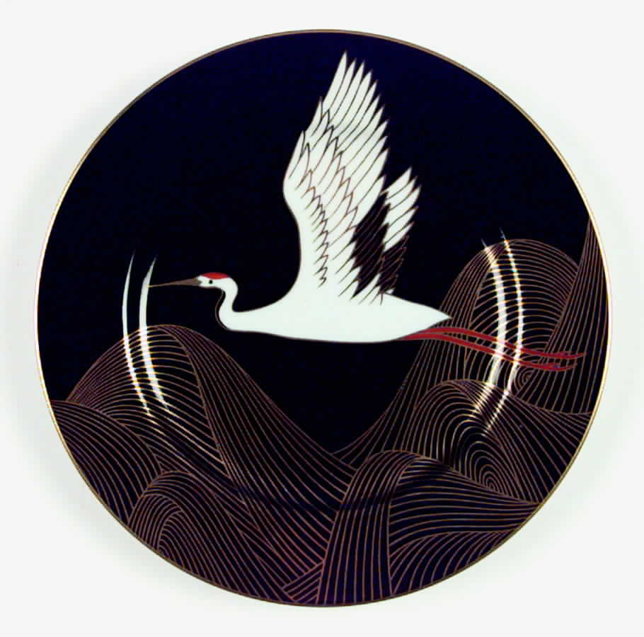 Night Flight Salad Plate by Fitz & Floyd-1