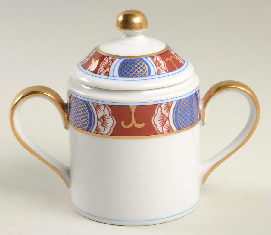 Nishiki Sugar Bowl & Lid by Fitz & Floyd-1