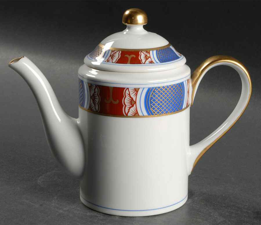 Nishiki Mini Coffee Pot & Lid by Fitz & Floyd-1