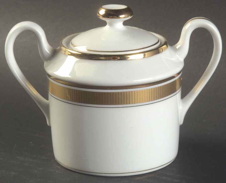 Oak Park Sugar Bowl & Lid by Fitz & Floyd-1