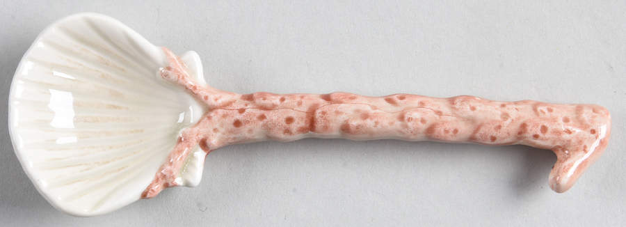 Oceana (Pink Coral Edge) Teaspoon by Fitz & Floyd-1