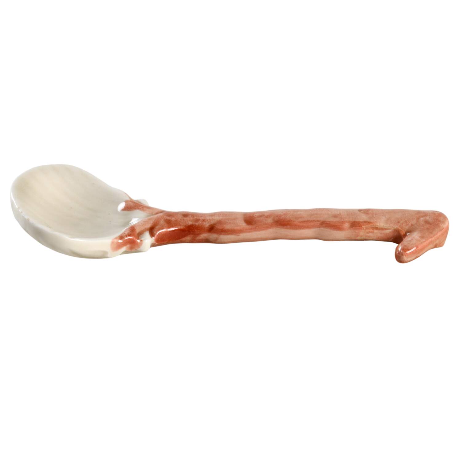 Oceana (Pink Coral Edge) Sugar Spoon by Fitz & Floyd-1