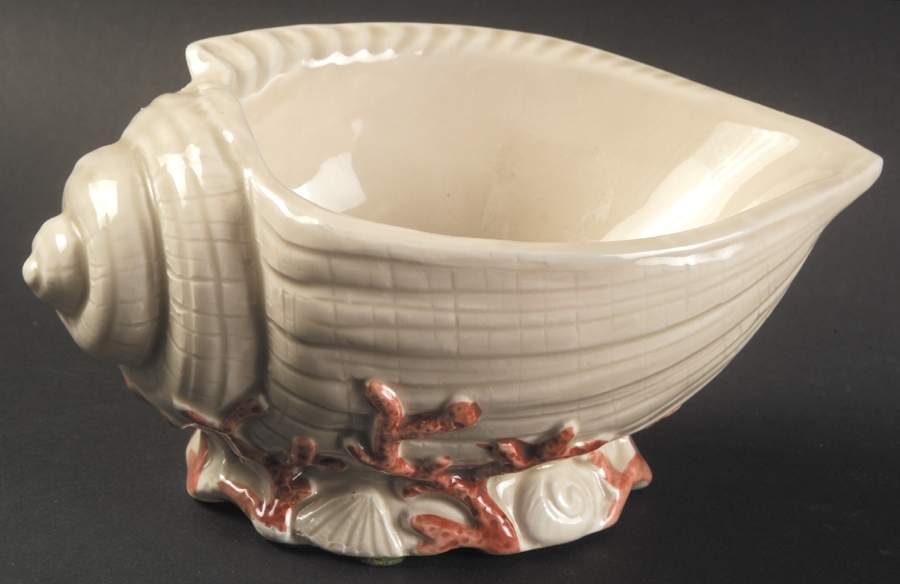 Oceana (Pink Coral Edge) Mini Open Sugar Bowl by Fitz & Floyd-1