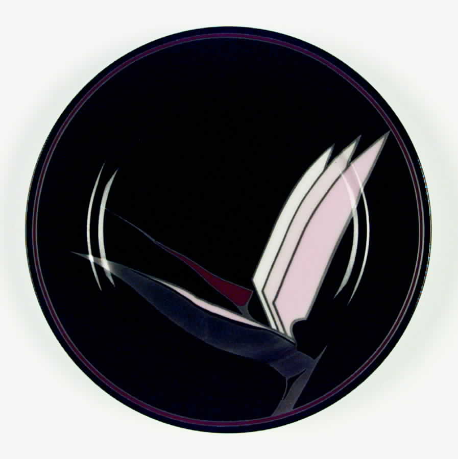 Oiseau de Paradis (Peach and Platinum) Salad Plate by Fitz & Floyd-1