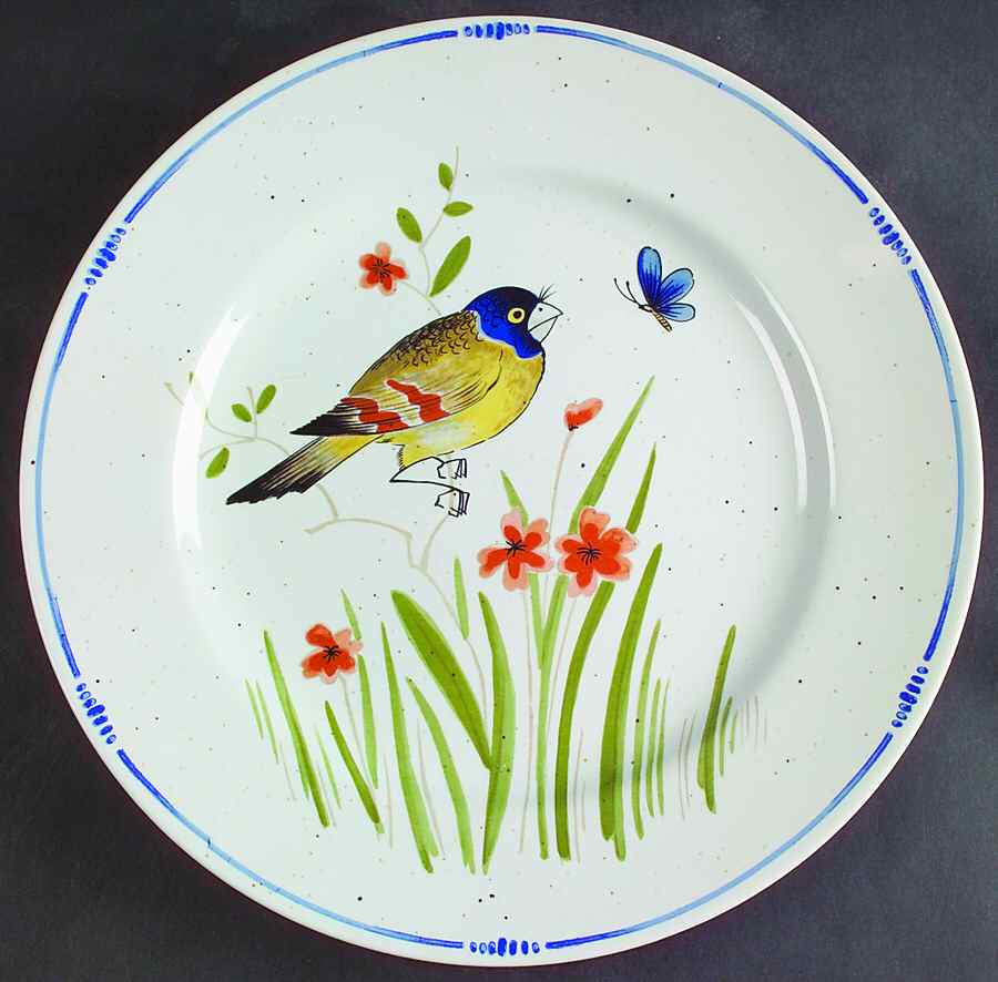 Oiseau Dinner Plate by Fitz & Floyd-1