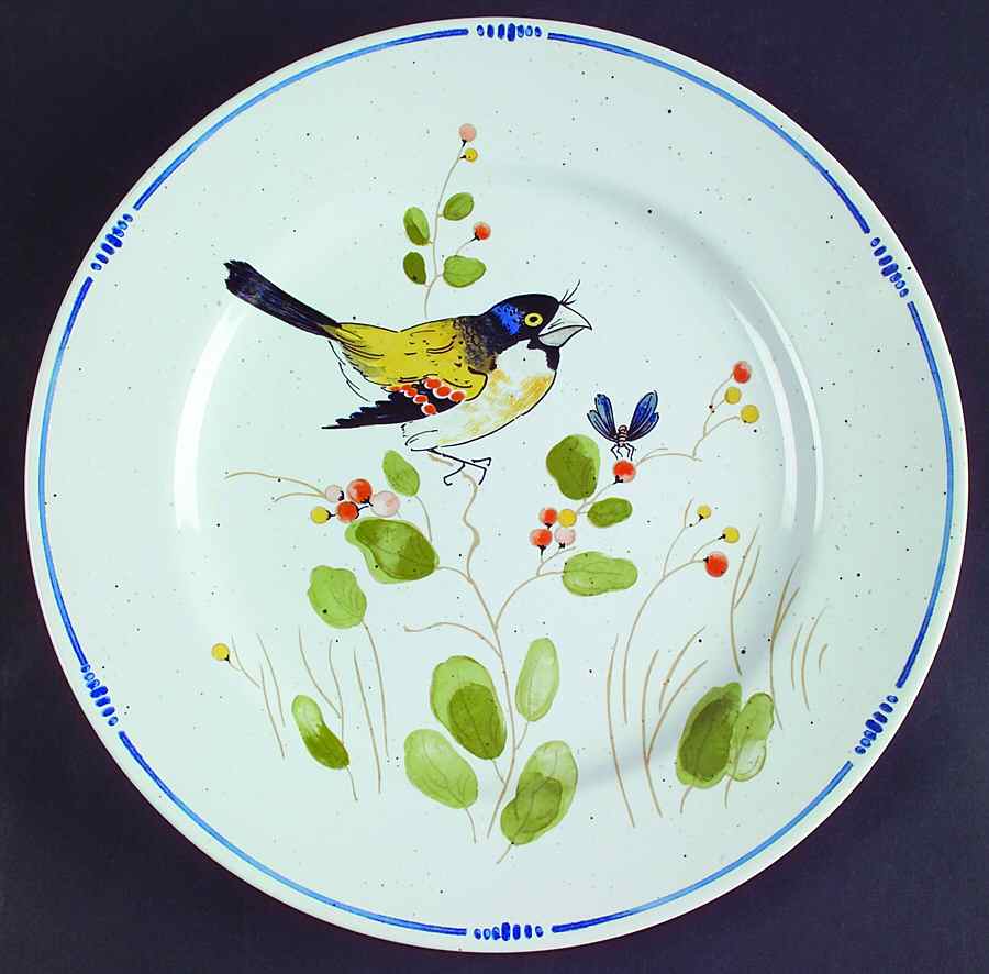 Oiseau Dinner Plate by Fitz & Floyd-1