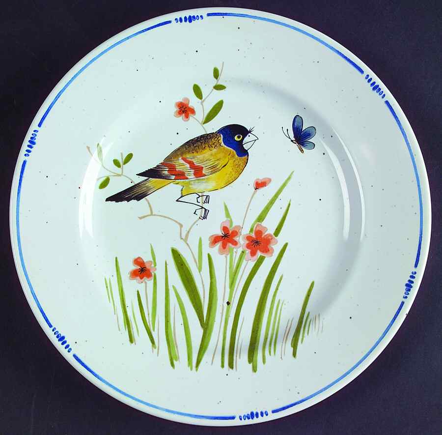 Oiseau Salad Plate by Fitz & Floyd-1