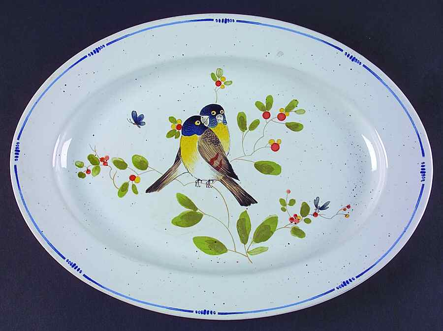 Oiseau 14" Oval Serving Platter by Fitz & Floyd-1