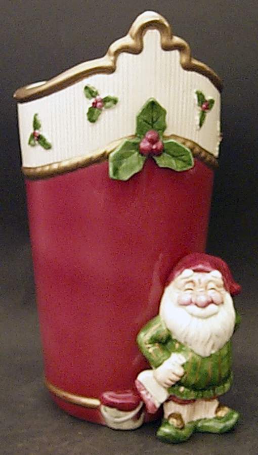 Old World Elf 7" Vase by Fitz & Floyd-1