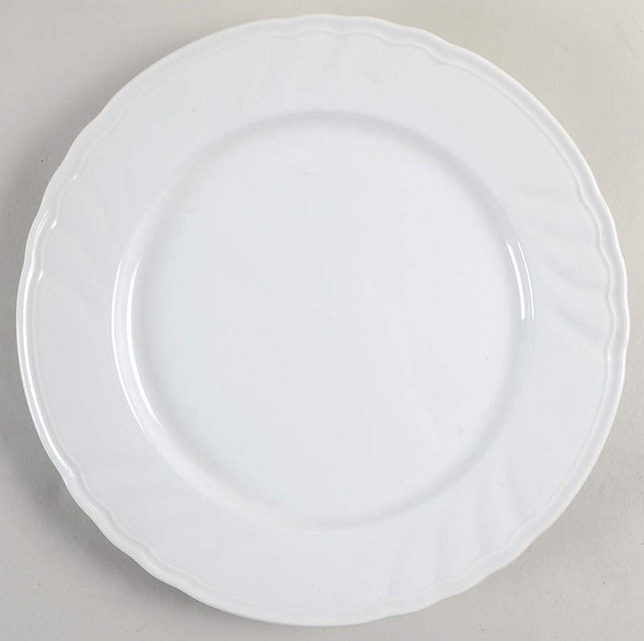 Orleans White Service Plate (Charger) by Fitz & Floyd-1