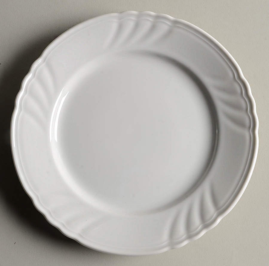 Orleans White Salad Plate by Fitz & Floyd-1