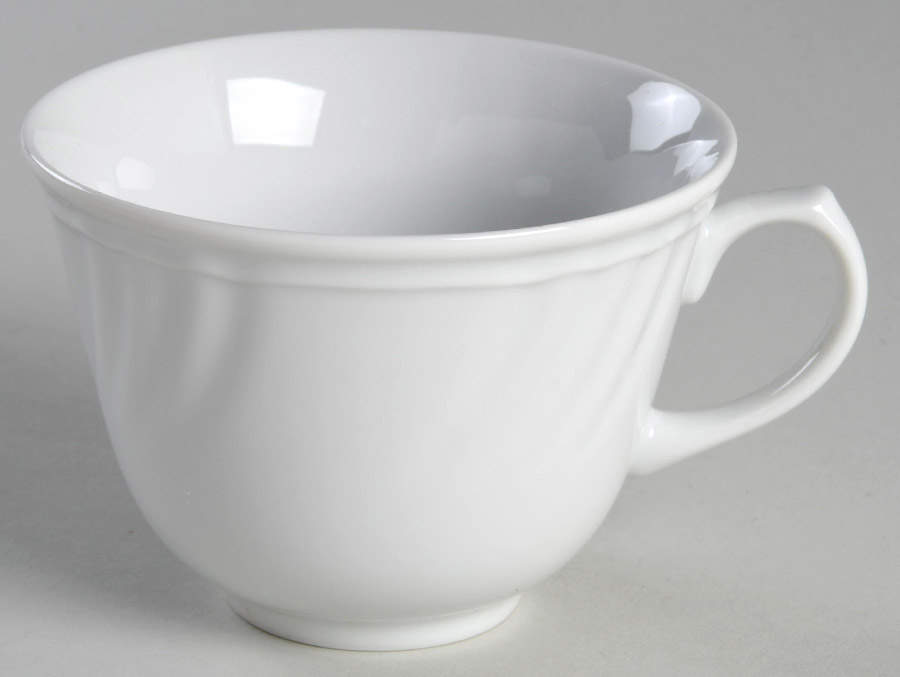 Orleans White Flat Cup by Fitz & Floyd-1