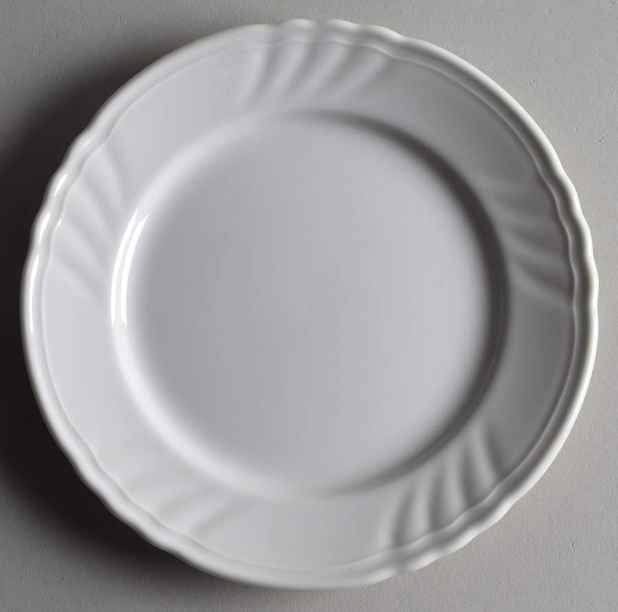 Orleans White Bread & Butter Plate by Fitz & Floyd-1