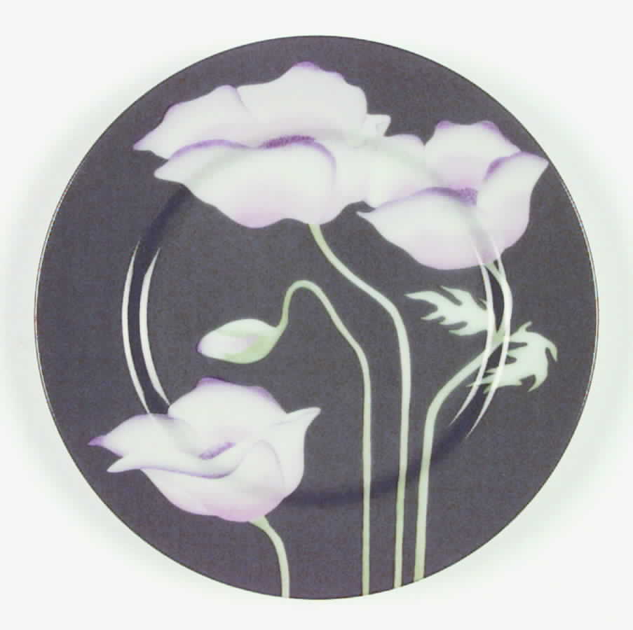 Pavot Gris Salad Plate by Fitz & Floyd-1