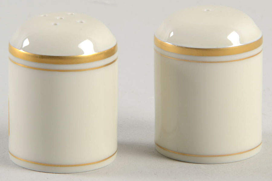 Palais Buff Individual Salt & Pepper Set by Fitz & Floyd-1