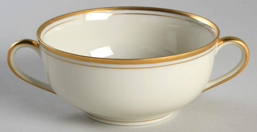 Palais Buff Flat Cream Soup Bowl by Fitz & Floyd-1