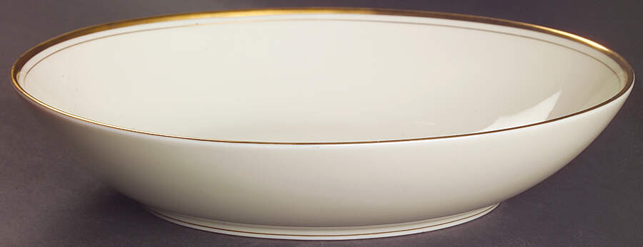 Palais Buff 10" Oval Vegetable Bowl by Fitz & Floyd-1
