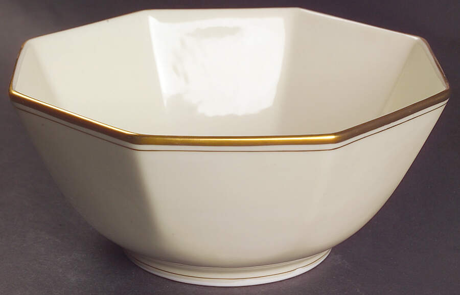 Palais Buff 6" Octagonal Vegetable Bowl by Fitz & Floyd-1