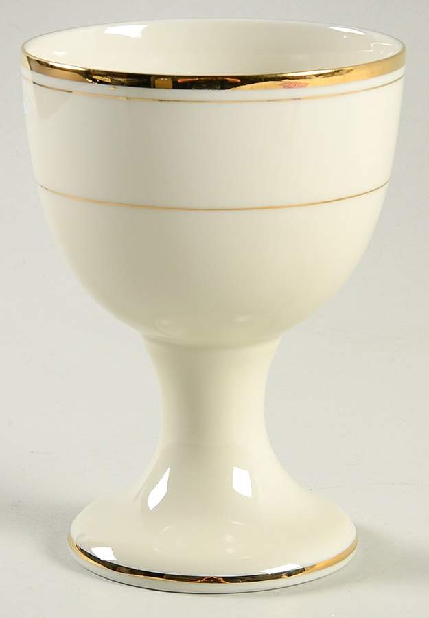 Palais Buff China Goblet by Fitz & Floyd-1