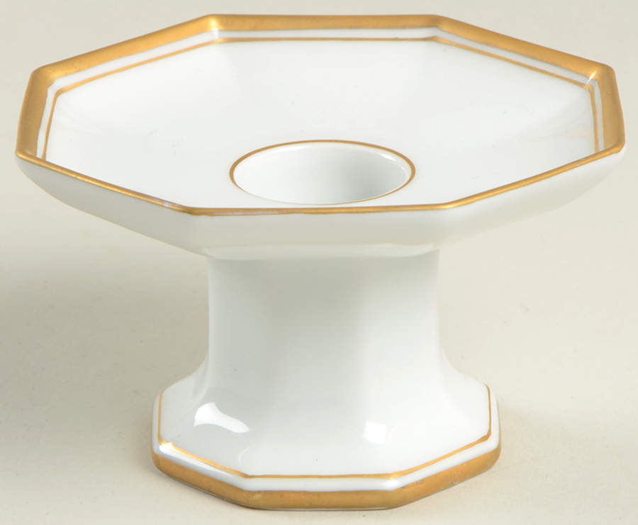 Palais White (Japan) 2" Candlestick by Fitz & Floyd-1