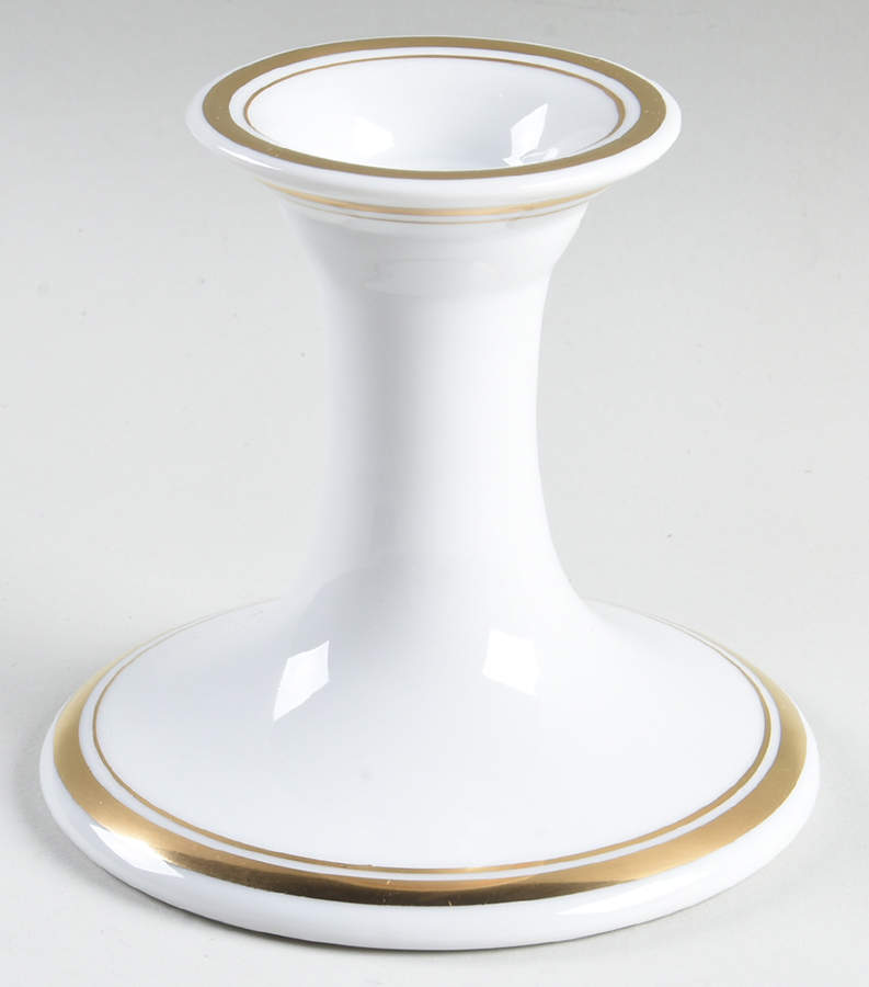 Palais White (Japan) 3" Candlestick by Fitz & Floyd-1