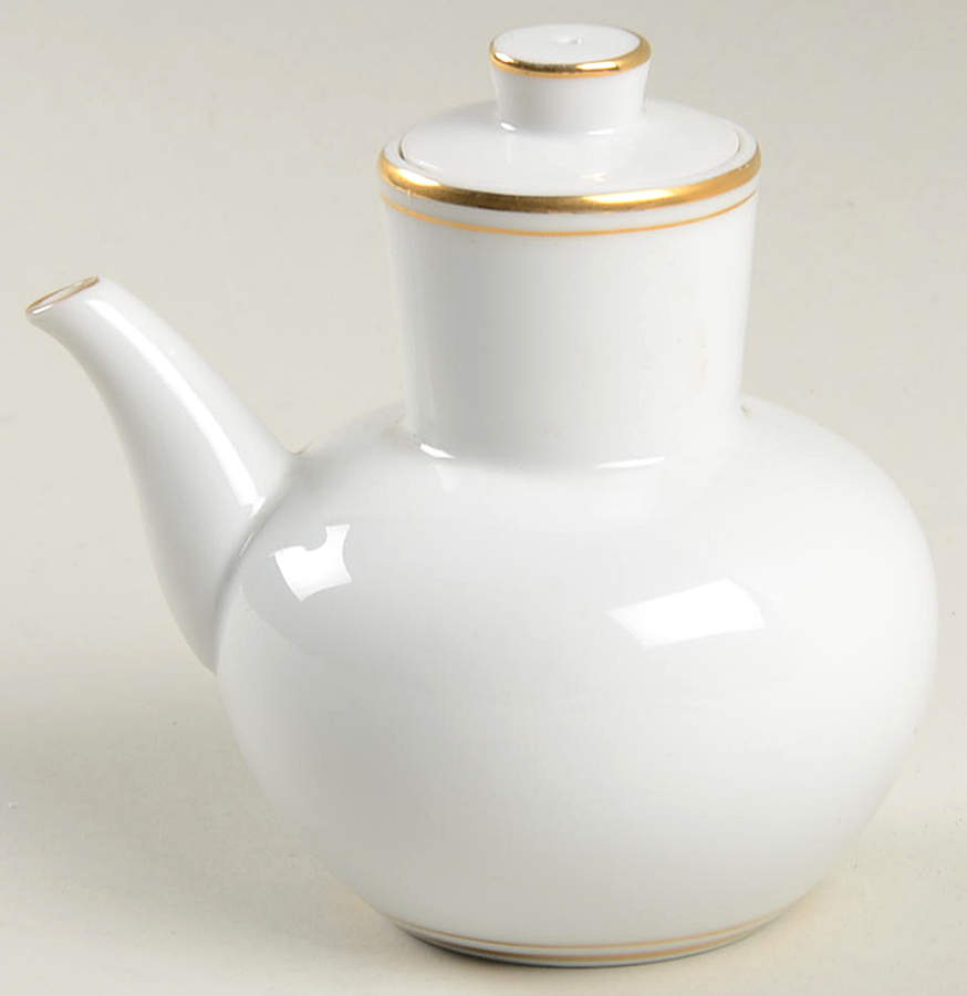 Palais White (Japan) Individual Teapot & Lid by Fitz & Floyd-1