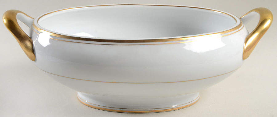 Palais White (Japan) Tureen No Lid by Fitz & Floyd-1