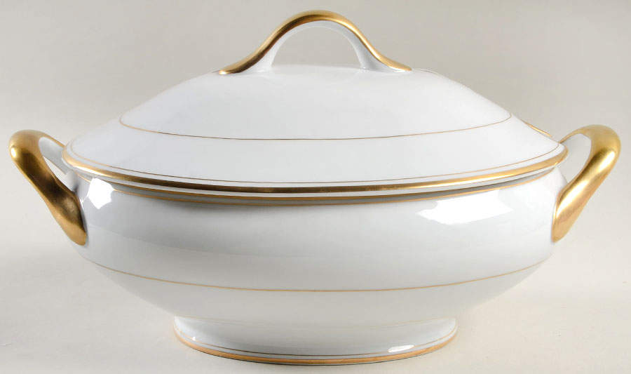 Palais White (Japan) Tureen &  Lid by Fitz & Floyd-1