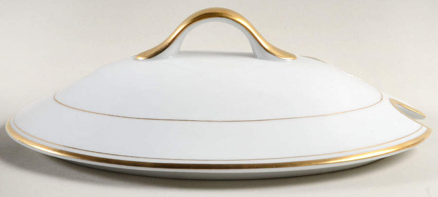 Palais White (Japan) Lid for Tureen by Fitz & Floyd-1