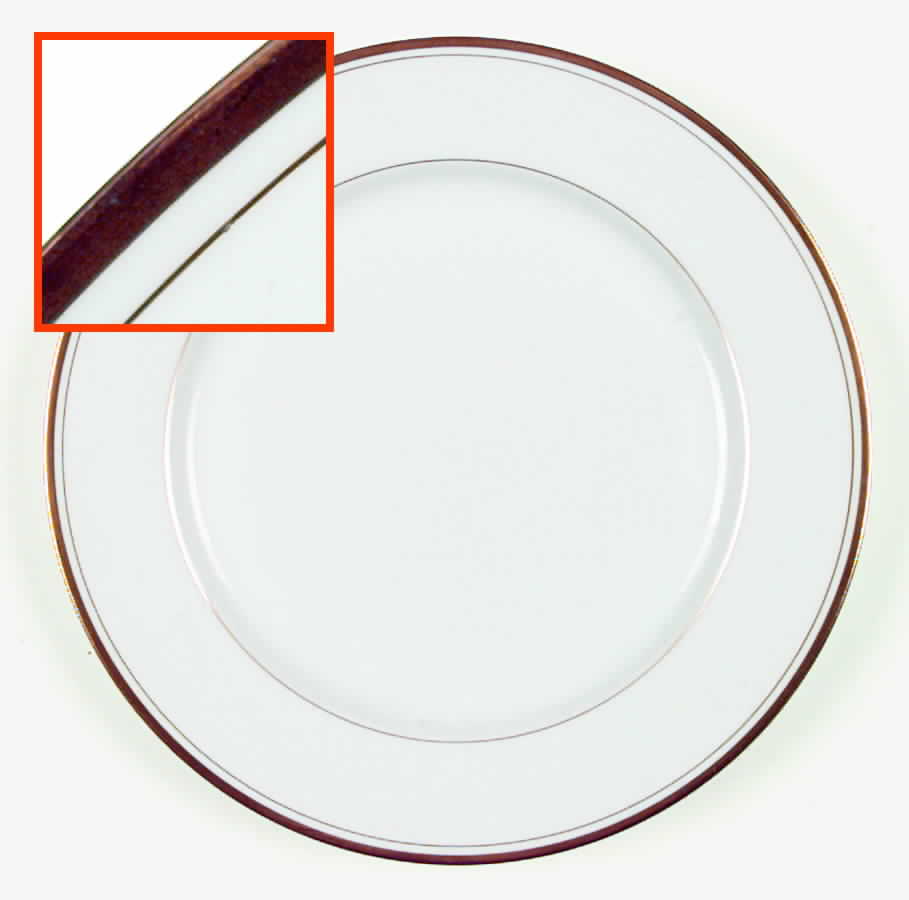 Palais White (Japan) Dinner Plate by Fitz & Floyd-1