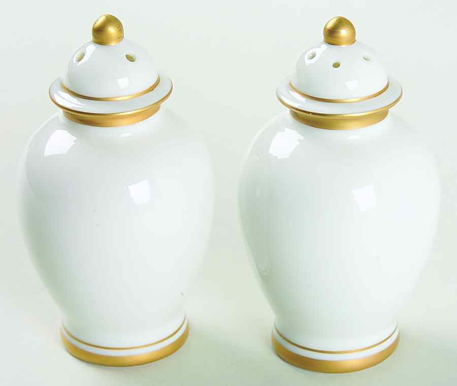 Palais White (Japan) Salt & Pepper Set by Fitz & Floyd-1