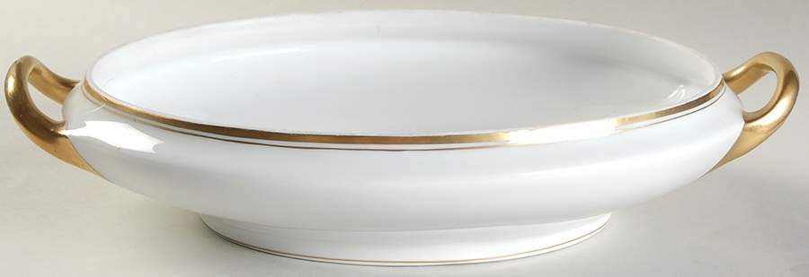Palais White (Japan) Oval Vegetable No Lid by Fitz & Floyd-1