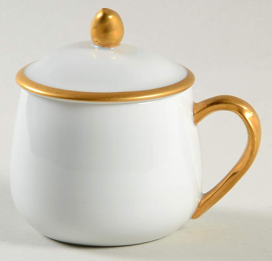 Palais White (Japan) (2 Pc) Pot de Creme No Underplate by Fitz & Floyd-1
