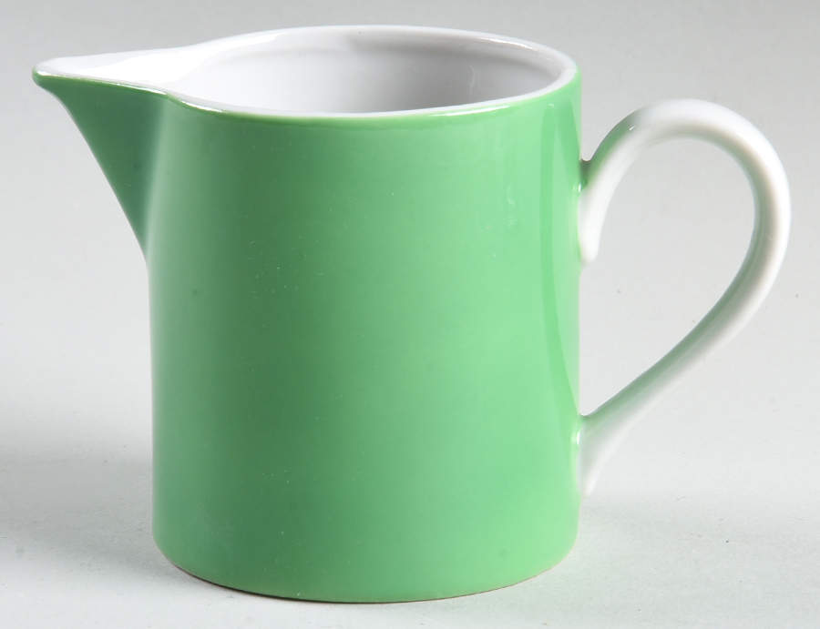 Papillon (White Butterfly on Green) Creamer by Fitz & Floyd-1