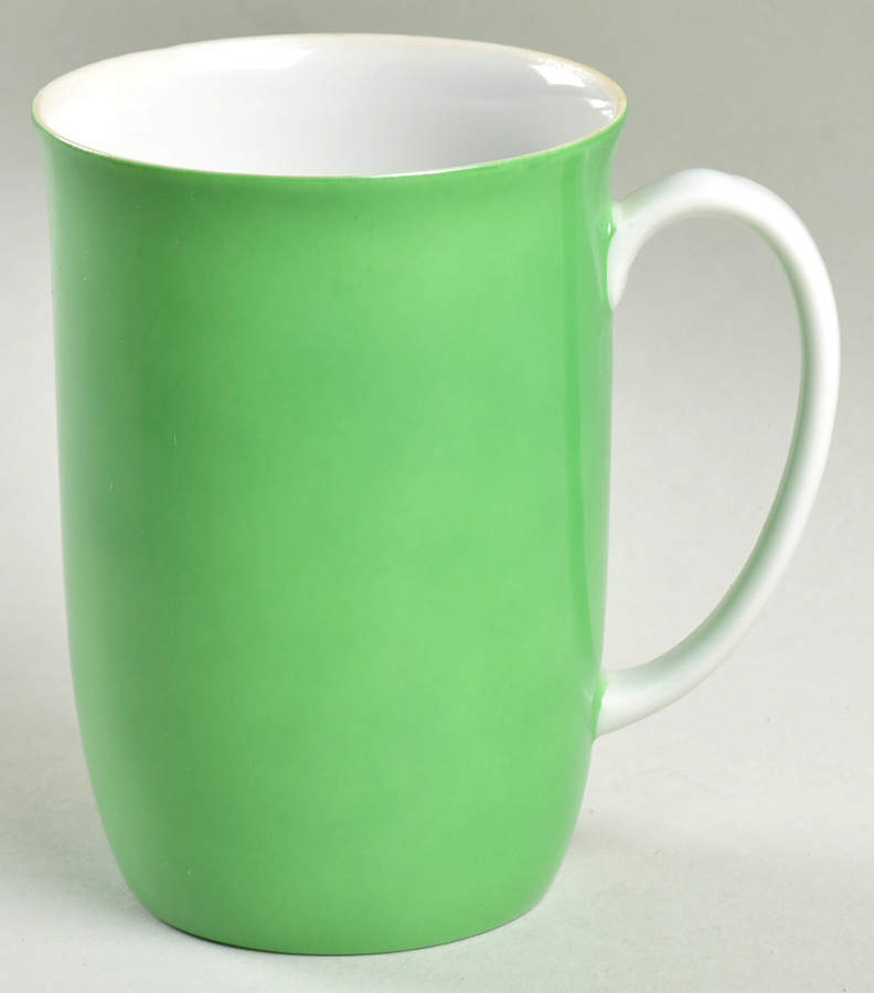Papillon (White Butterfly on Green) Mug by Fitz & Floyd-1