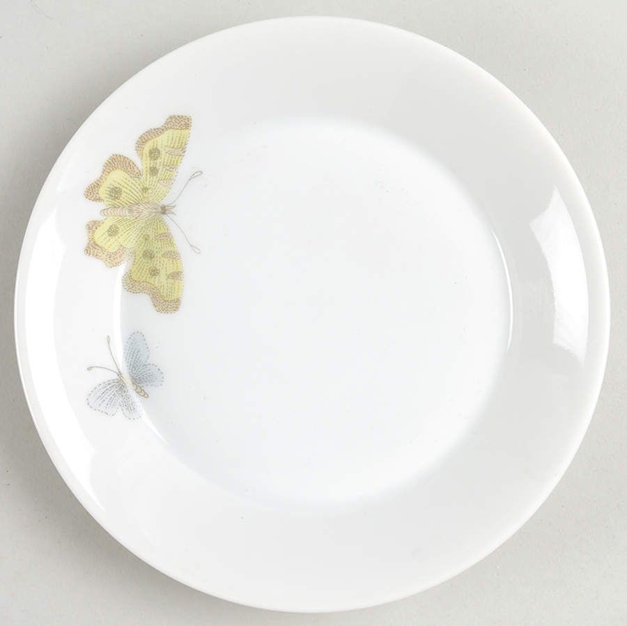Pastel Poppy (White Background) Saucer for Flat Cup by Fitz & Floyd-1