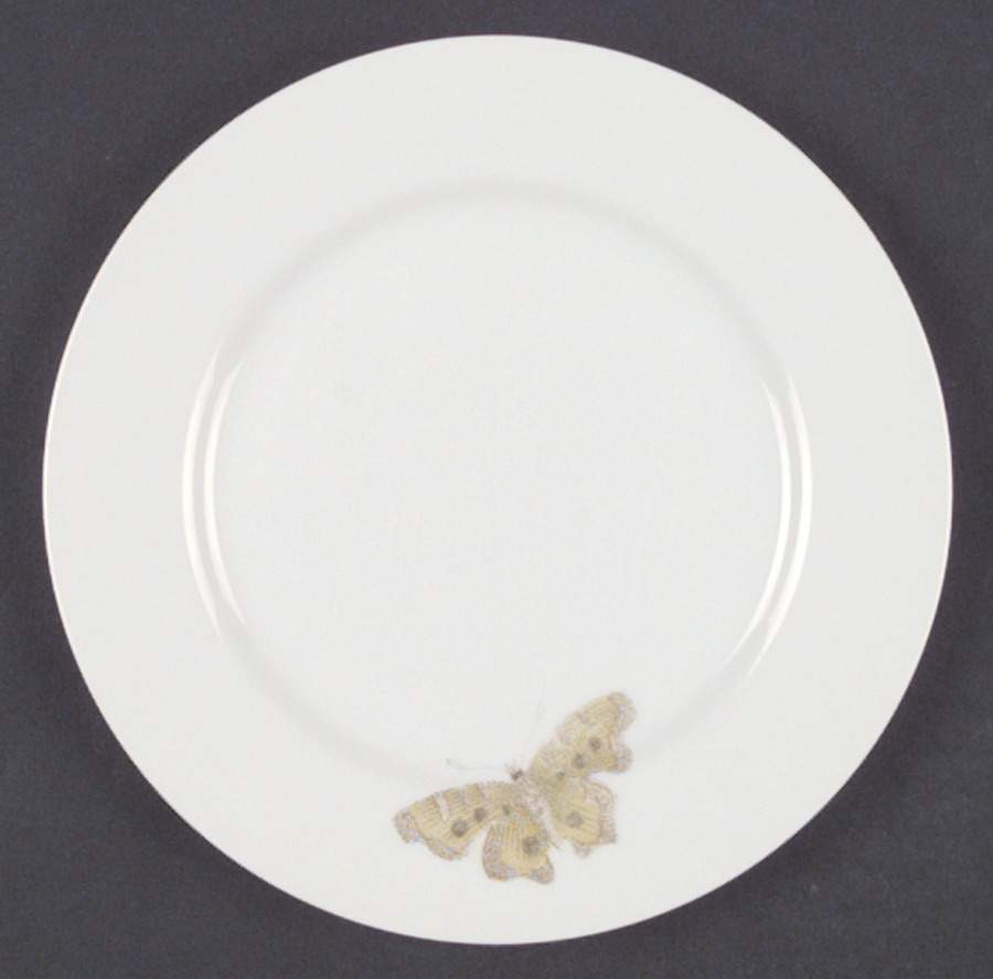 Pastel Poppy (White Background) Bread & Butter Plate by Fitz & Floyd-1