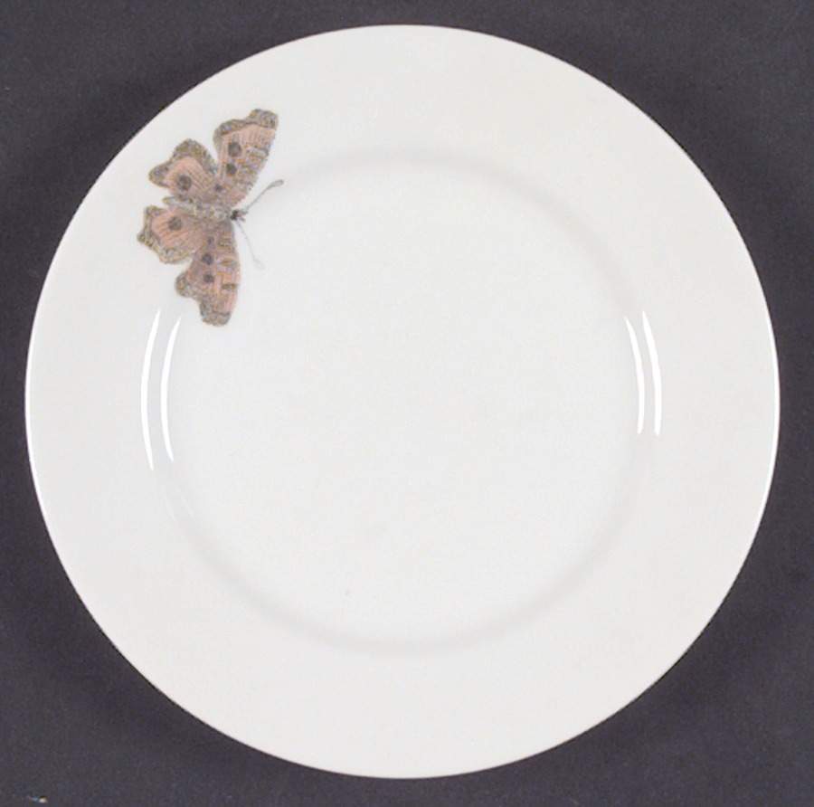 Pastel Poppy (White Background) Bread & Butter Plate by Fitz and Floyd-1