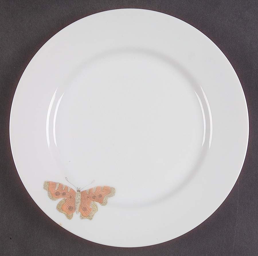 Pastel Poppy (White Background) Bread & Butter Plate by Fitz & Floyd-1